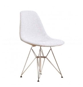 Charles Eames DSR Style Dining Chair - Upholstered - Full Fabric