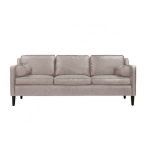 Veronica Contemporary Fabric / Leather Sofa - 3 Seater 