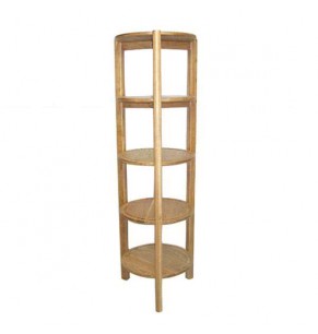 Stockroom Barnaby Solid Oak Round Shelf