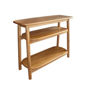Parastu Solid Oak Wood Console Table 