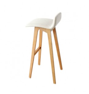 Bentwood Leather Bar Stool