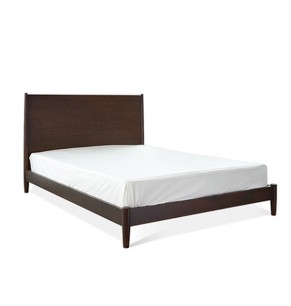 Stewart Solid Wood Walnut Bed - More Sizes