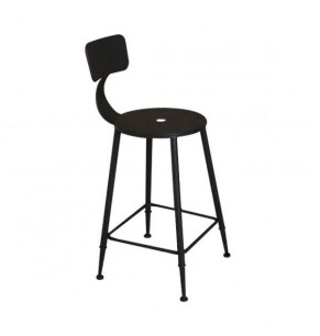 Whitney Metal Industrial Stool