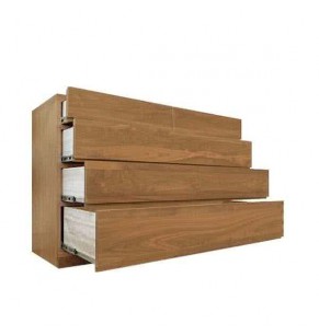 Gilbert Solid Oak Wood Chest of Drawers - Oak Finish