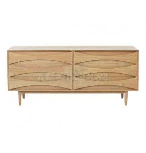 Beverly Chest of 6 Drawers and Sideboard Buffet