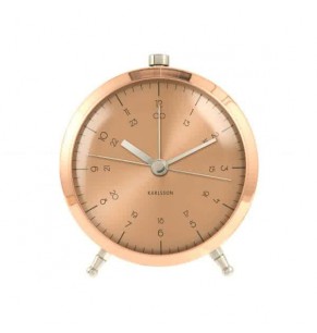 Retro Copper Desk Clock