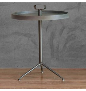 Calder Round Metal Accent Table