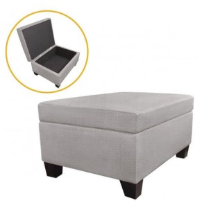 Rosalind Fabric Storage Ottoman