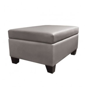 Rosalind Leather Storage Ottoman