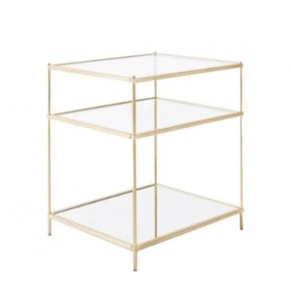 Sylvie Style Glass Side Table