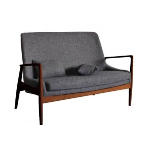 Cameron Solid Wood Fabric Sofa - 2 seater