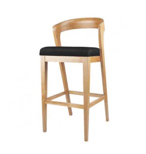 Bjorn Upholstered Wood Barstool