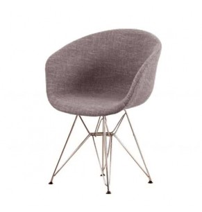 Moishe Upholstered Fabric Dining Armchair