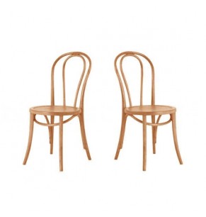 Thonet Style Dining Chair - Timber (Two chair in a set)
