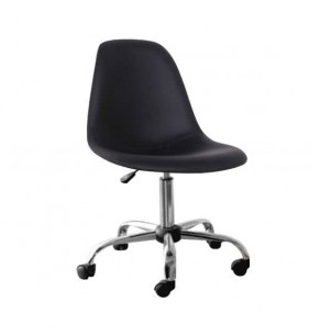 Eames DSW Style Office Chair - Leather 