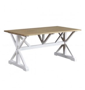 Farm Style Solid Oak Dining Table 