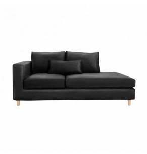 Heather Style Leather Lounge Sofa/ Daybed