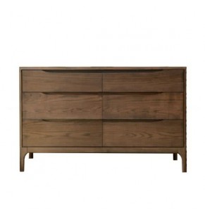 Martin Solid Oak Wood Chest of 6 Drawers