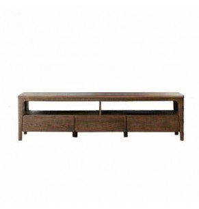 EVERETT SOLID WOOD TV CABINET & MEDIA UNIT - OAK - MORE SIZES