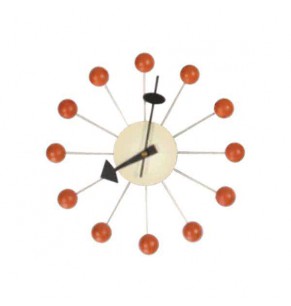 Nelson Style Ball Clock - Orange