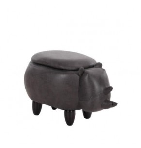 Stockroom Rhinoceros Storage Ottoman and Stool