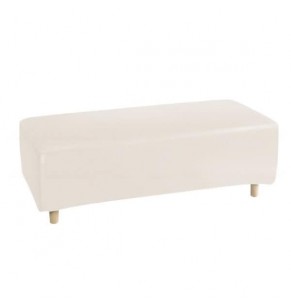 Stockroom Biggie Cake Leather Ottoman / Bench