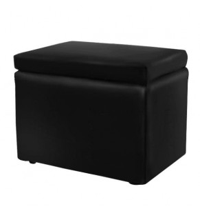 Stockroom Mini Cake Leather Ottoman with Storage - Single Color - More Colors