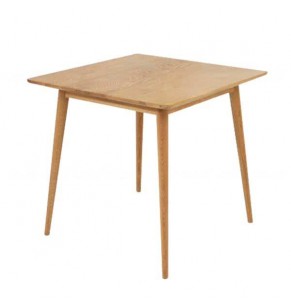 Milo Solid Wood Square Table - Oak Finish