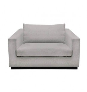 Stockroom Preston Contemporary Fabric Sofa - Single Seat