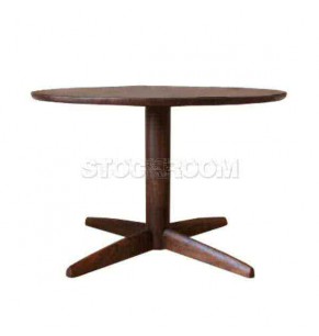 Michi Solid Wood Round Table 