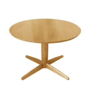 Michi Solid Wood Round Table 