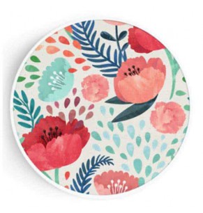 Stockroom Artworks - Circle Canvas Wall Art - Floral - More Sizes