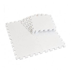 Miki Contemporary Foam Play Mat (Pack of 8 Tiles) - White