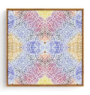 Stockroom Artworks - Square Canvas Wall Art - Rainbow Nuts - More Sizes