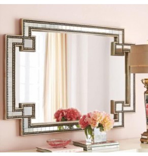 Berwick Rectangle Mosaic Edge Accent Mirror