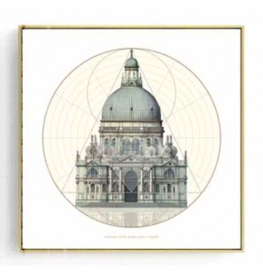 Stockroom Artworks - Square Canvas Wall Art - Basilica di Santa Maria della Salute - More Sizes