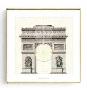 Stockroom Artworks - Square Canvas Wall Art - Arc de Triomphe - More Sizes