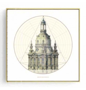 Stockroom Artworks - Square Canvas Wall Art - Dresdner Frauenkirche - More Sizes