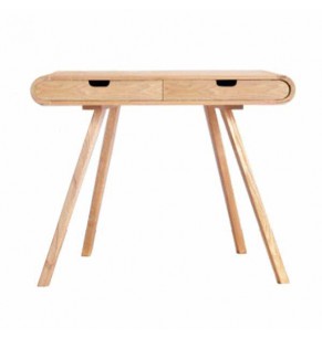 Lucille Petite Contemporary Compact Desk - Oak Limited Edition