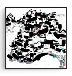 Stockroom Artworks - Square Canvas Wall Art - Estate - More Sizes