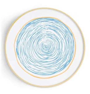 Stockroom Artworks - Circle Canvas Wall Art - Bicolor Tree Rings - More Sizes