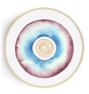 Stockroom Artworks - Circle Canvas Wall Art - Buoy and Vortex - More Sizes