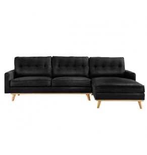 Hoover Leather L-Shape Sofa