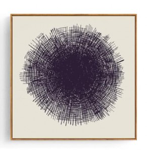 Stockroom Artworks - Square Canvas Wall Art - Penstroke Ball - More Sizes