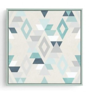 Stockroom Artworks - Square Canvas Wall Art - Geometric Mixtures - More Sizes