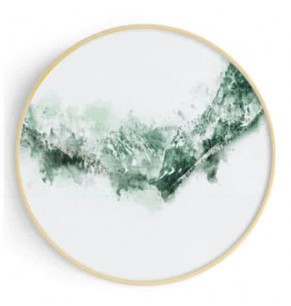 Stockroom Artworks - Circle Canvas Wall Art - Pine Abstraction - More Sizes