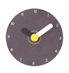 Crelle Round Wall Clock - Brown
