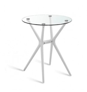 Isidoro Contemporary Round Glass Table