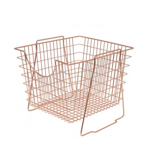 Dijon Copper Plated Stackable Pantry Storage Basket