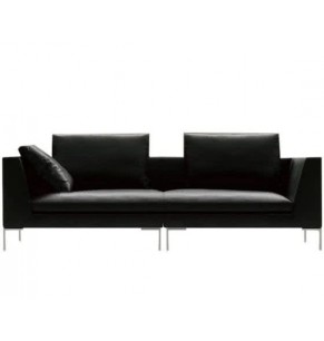 Domino Leather Feather Down Sofa